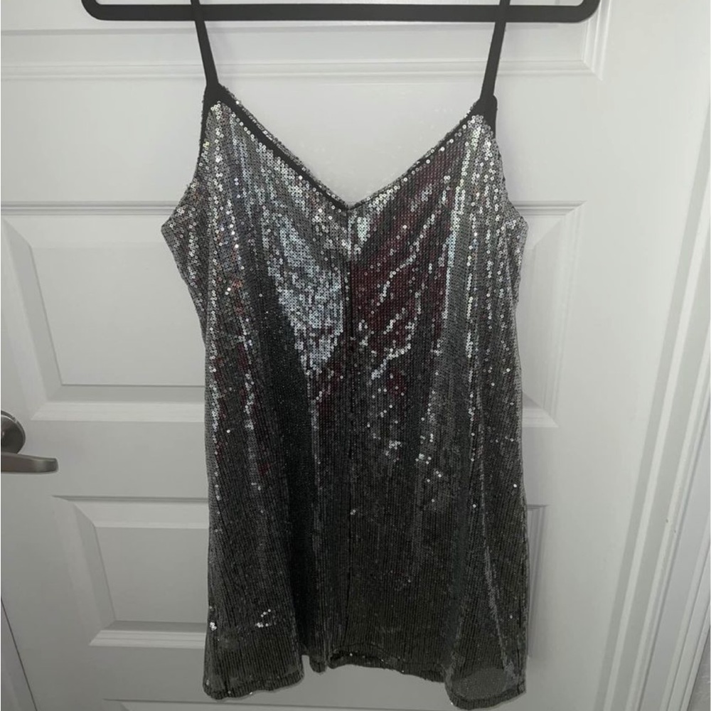 Silver Sequence Dress